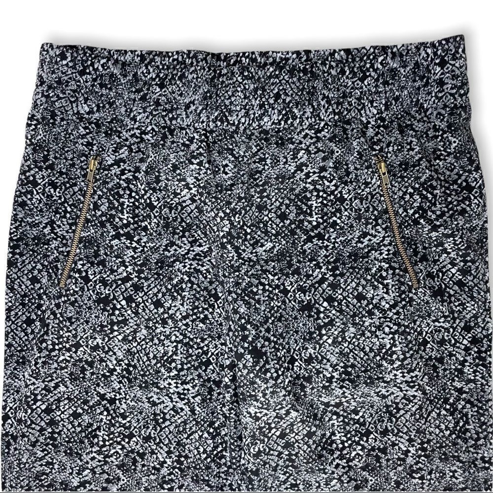 Massimo Snake Print Zip Pocket Flowy Pants - Picture 2 of 6